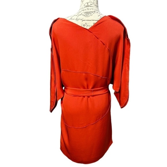 M by Missoni Batwing Design Red/Orange Dress Size 6 NWT - Picture 2 of 5